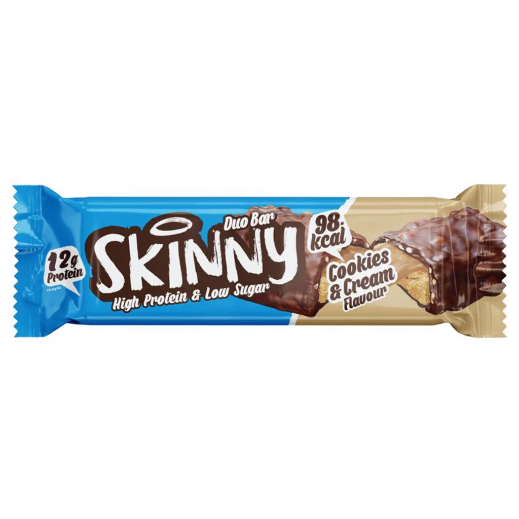 Buy The Skinny Food on Gourmet Rebels - Cookies & Cream Duo Bar (2X30g)