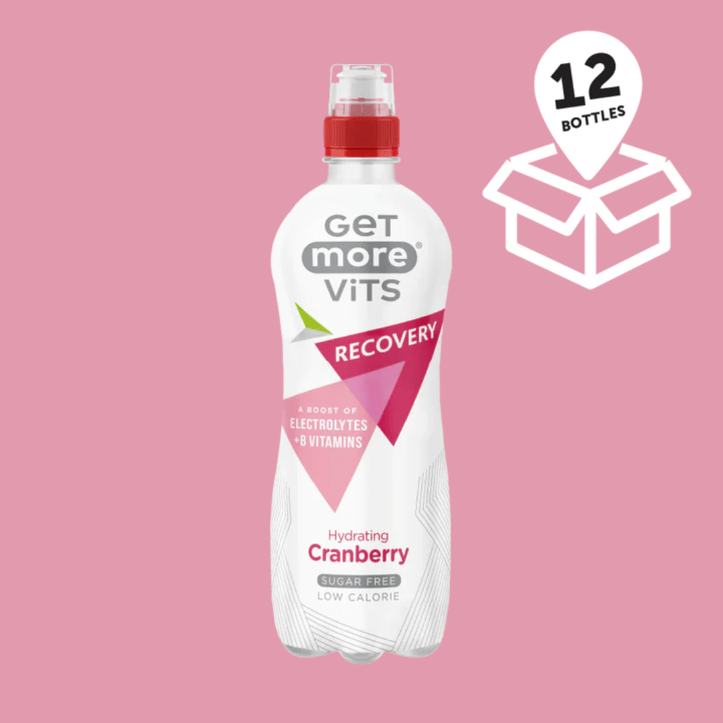 Buy Get More Vits on Gourmet Rebels - Cranberry Flavor Electrolytes Recovery Drink (Case Of 12 Bottles)