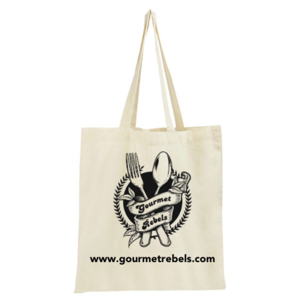 Come Buy Branded Tote Bag on Gourmet Rebels!