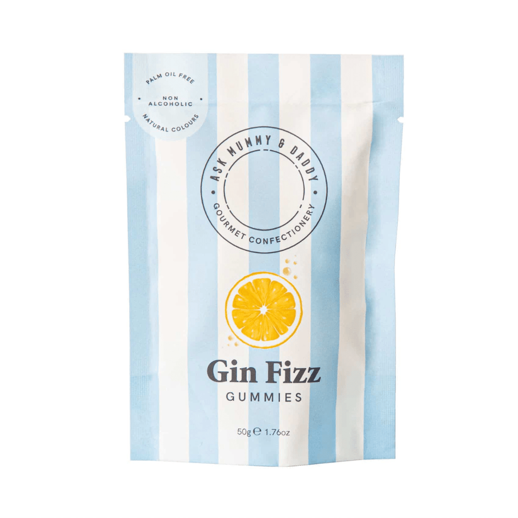 Buy Ask Mummy & Daddy on Gourmet Rebels - Gin Fizz Gummies (50g Pouch)