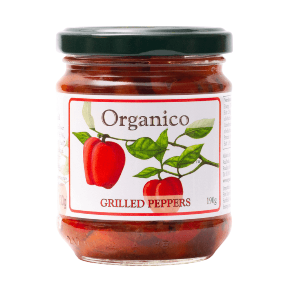 Buy Organico on Gourmet Rebels - Organic Grilled Peppers In Olive Oil (190g)