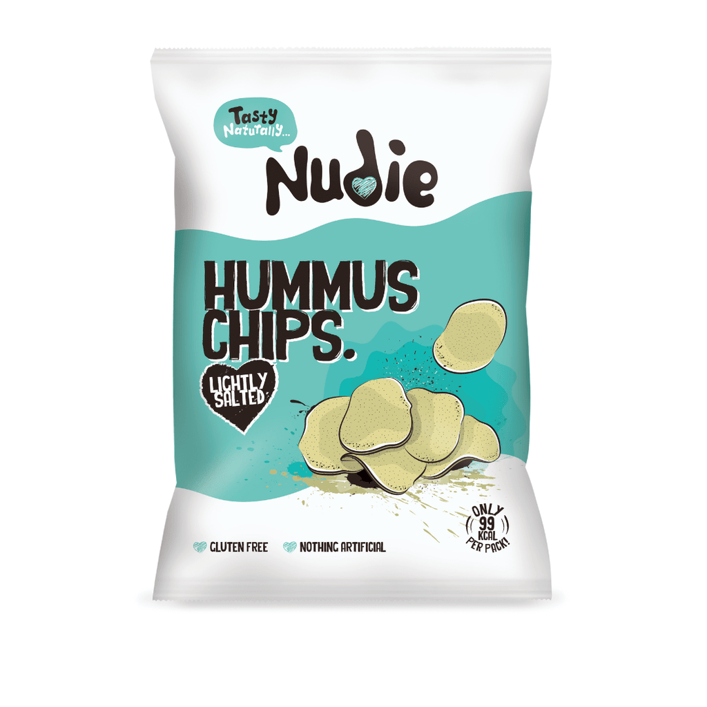 Buy Nudie on Gourmet Rebels - Lightly Salted Flavoured Hummus Chips