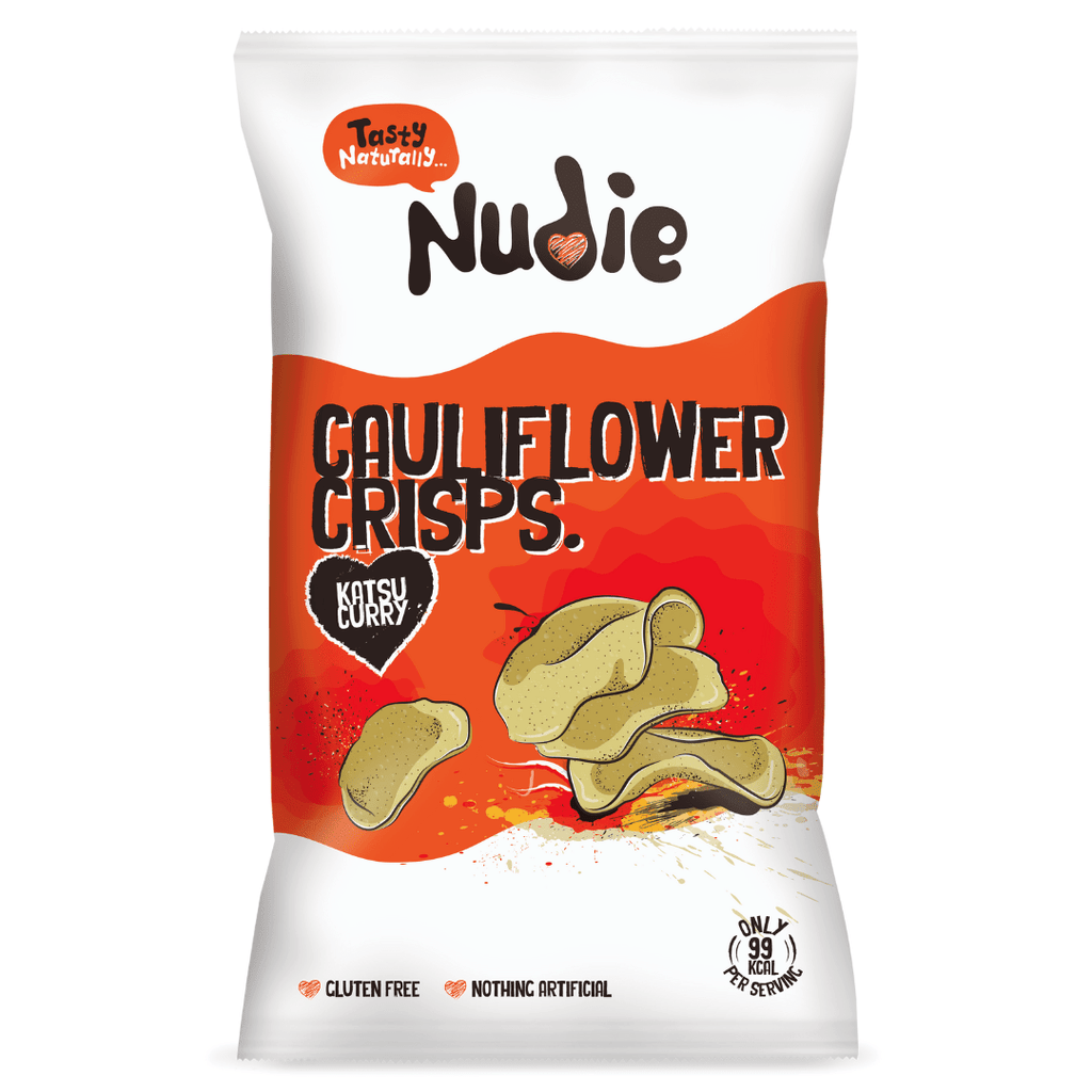 Buy Nudie on Gourmet Rebels - Katsu Curry Flavor Cauliflower Crisps (80g)