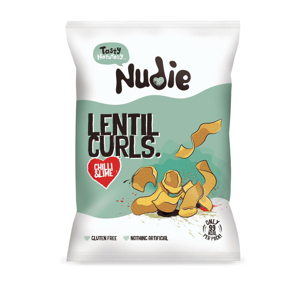 Buy Nudie on Gourmet Rebels - Chilli & Lime Flavoured Lentil Curls
