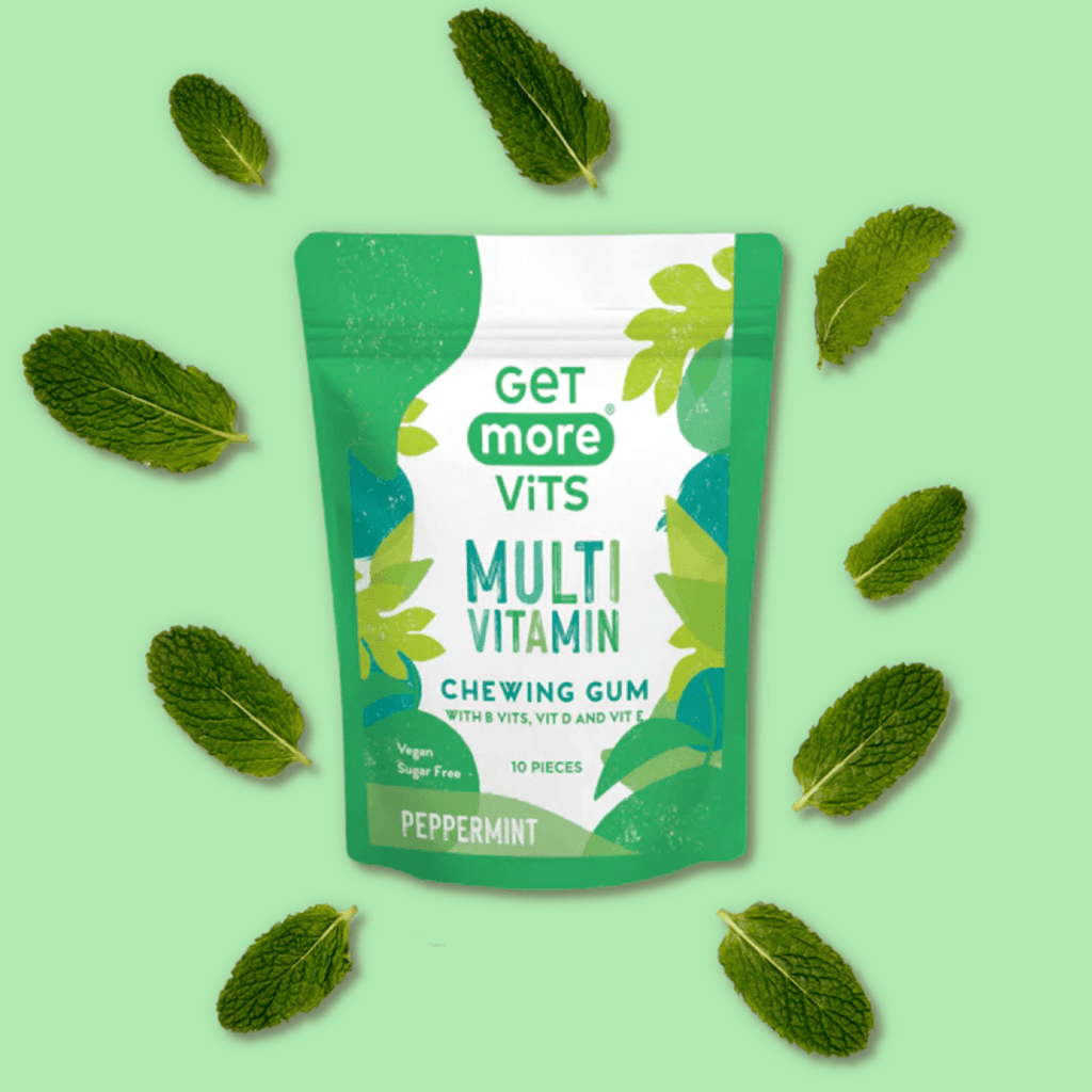 Buy Get More Vits on Gourmet Rebels - Peppermint Flavor Multivitamin Chewing Gum (14.2g)