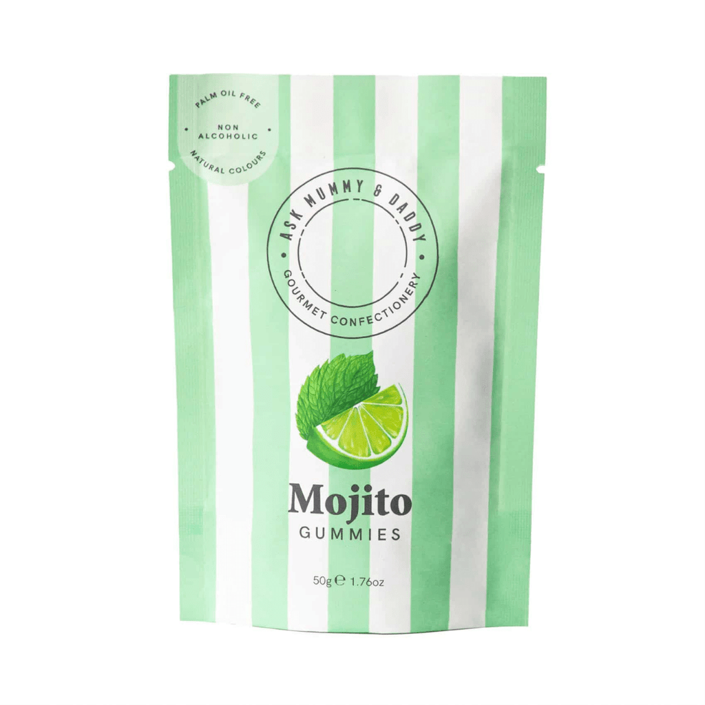 Buy Ask Mummy & Daddy on Gourmet Rebels - Mojito Gummies (50g Pouch)