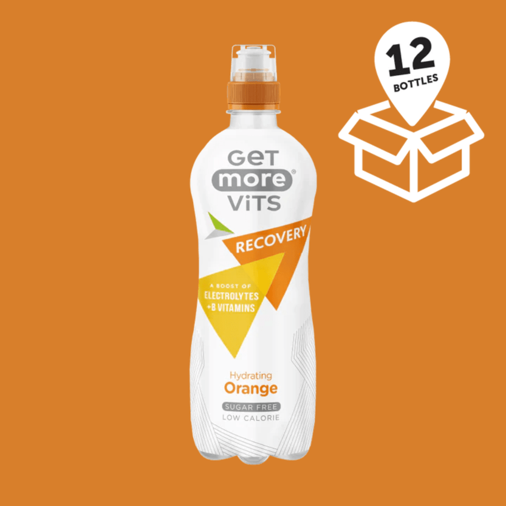 Buy Get More Vits on Gourmet Rebels - Orange Flavor Electrolytes Recovery Drink (Case Of 12 Bottles)