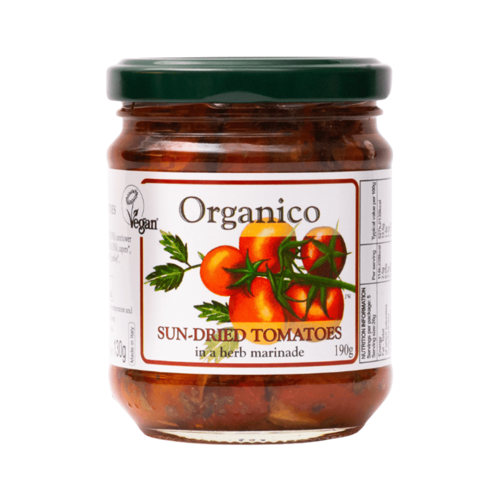 Buy Organico on Gourmet Rebels - Organic Sun-Dried Tomatoes In Herb Marinade (190g)