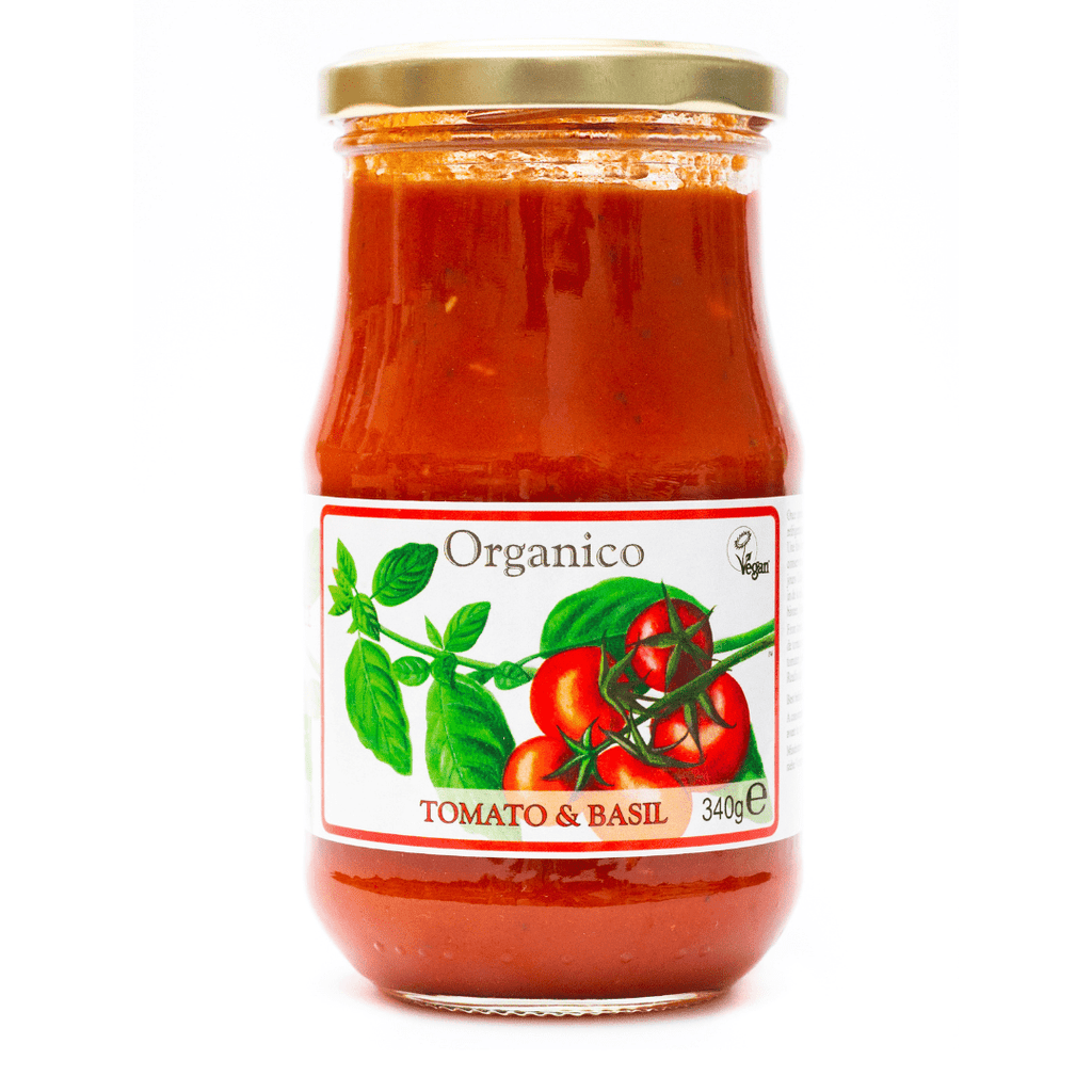 Buy Organico on Gourmet Rebels - Organic Tomato & Basil Sauce (340g)