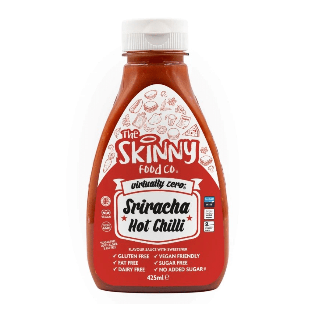 Buy The Skinny Food on Gourmet Rebels - Virtually Zero Sriracha Hot Chilli Sauce (425ml)