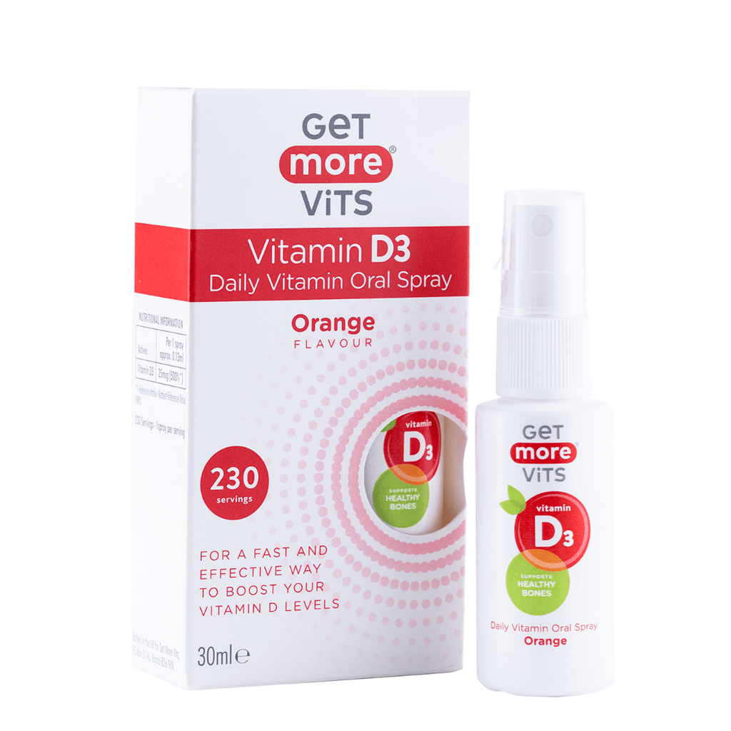 Buy Get More Vits on Gourmet Rebels - Vitamin D3 Orange Flavor Daily Oral Spray (30ml)