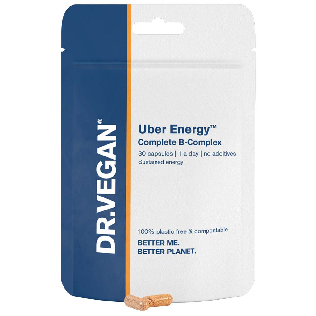 Buy DR.VEGAN® on Gourmet Rebels - Uber Energy B Vitamin Complex (30 caps)